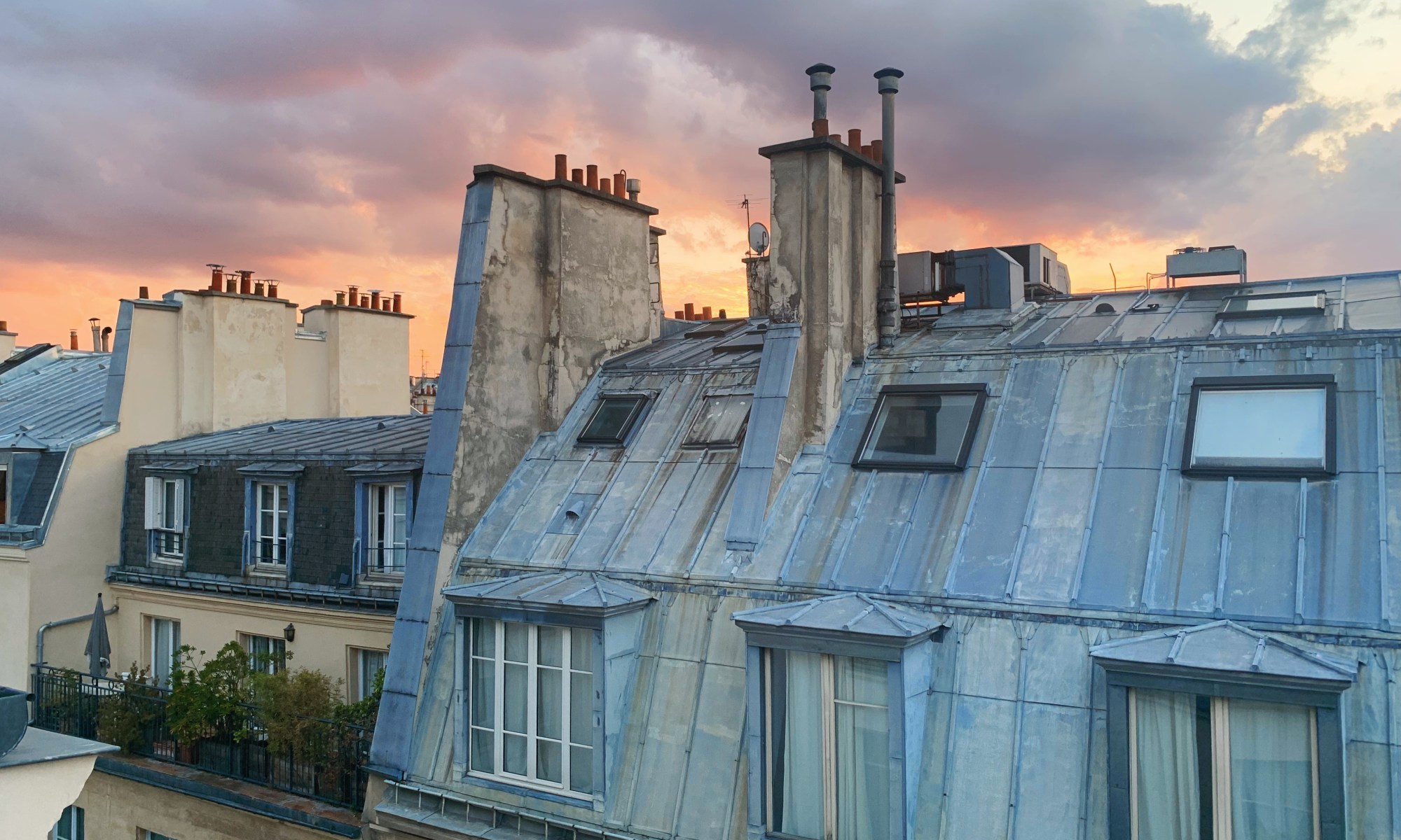 Sunset outside my window